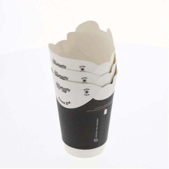 25個 8オンス バタフライカップ ホットダブル ブラック 約250ml シモジマ 紙コップ 耐熱 カップ 断熱 コップ 25個入 パッケージ マルシェ 通販 Yahoo ショッピング