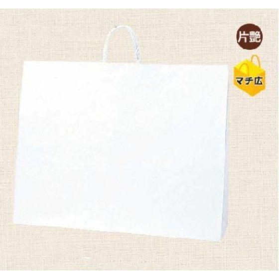 【50枚】HEIKO 紙袋 25チャームバッグ 60-2 片艶白無地 50枚入 紙袋