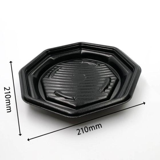 50枚】MFPグラブ八角21-21 本体 黒 エフピコ 業務用 使い捨て 弁当