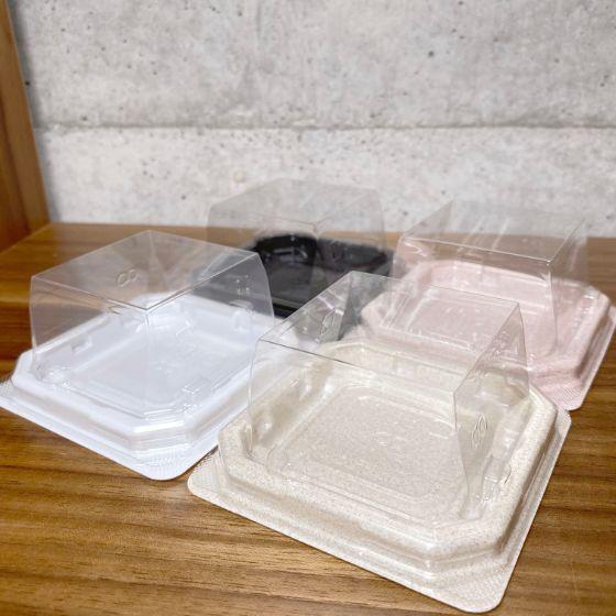 【50枚】UFパルチェ1 黒本体 和菓子 1個用 シーピー化成 使い捨て 容器 業務用 食品 弁当 惣菜 菓子容器（本体のみ）　50枚入 | ブランド登録なし | 03