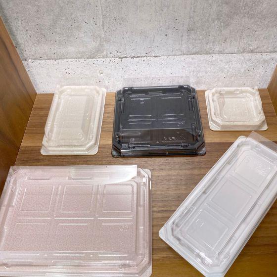 【50枚】UFパルチェ2 黒本体 和菓子 2個用 シーピー化成 使い捨て 容器 業務用 食品 弁当 惣菜 菓子容器（本体のみ）　50枚入 | ブランド登録なし | 02