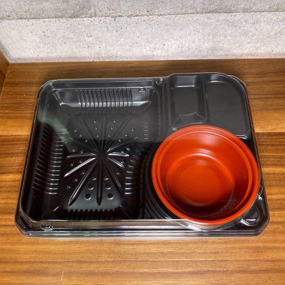 50枚】ざる820 本体 黒 福助工業 使い捨て 業務用 ざるそば容器 冷やし