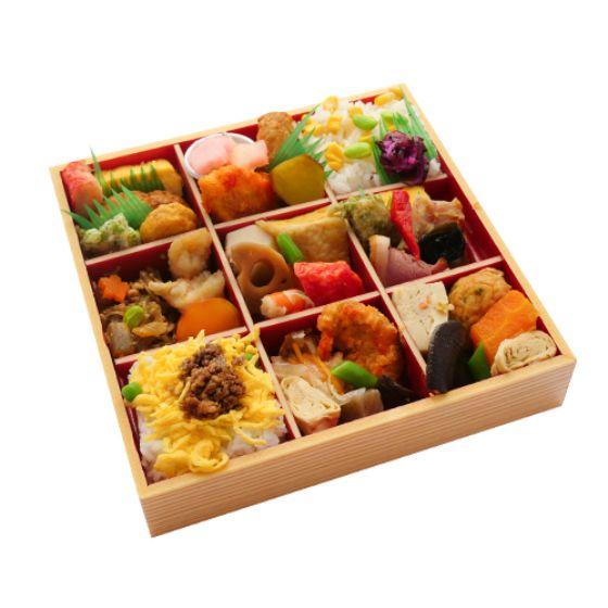 15枚】WPS-角214-214赤 9ツ仕切り エフピコ 使い捨て 業務用 弁当容器