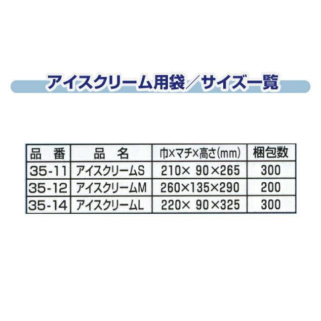 【150枚】ミラクルパック アイスクリームS 35-11 業務用 アルミ 保冷袋 ウツヰ 150枚入 個人宅・代引き不可 送料無料の画像