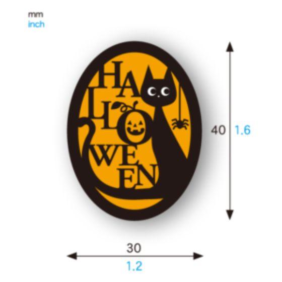 【500枚】XG366 ケーキピック クロネコ（30×40）天満紙器 ハロウィン 飾り ケーキピック　500枚入【代引き不可】 | ブランド登録なし