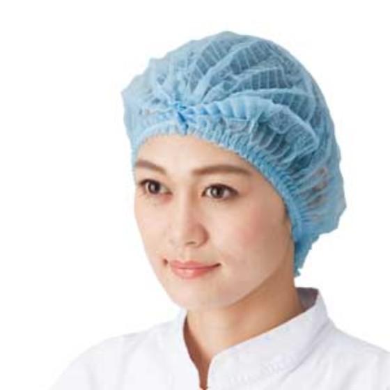 100枚 キャタピラーネット 青 長髪用 使い捨て ザグ キャップ モブキャップ 調理 食品加工 水産加工 衛生管理 100枚入 パッケージ マルシェ 通販 Yahoo ショッピング