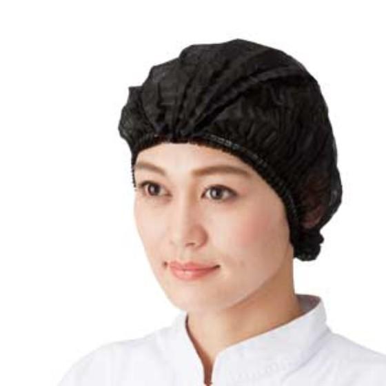 100枚 キャタピラーネット 黒 長髪用 使い捨て ザグ キャップ モブキャップ 調理 食品加工 水産加工 衛生管理 100枚入 パッケージ マルシェ 通販 Yahoo ショッピング