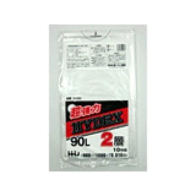 HHJ・いろいろ3箱以上価格】600枚・90L ポリ袋 GX93 （半透明） 2層