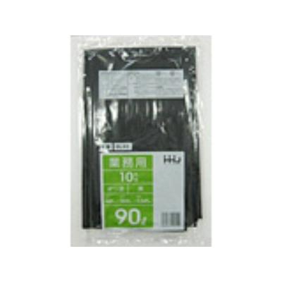 300枚】90L ポリ袋 GL92 （黒） LLDPE 0.045mm厚 サイズ HHJ 業務用