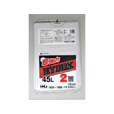 1000枚】45L ポリ袋 GX43 （半透明） 2層タイプ 0.016mm厚 サイズ HHJ