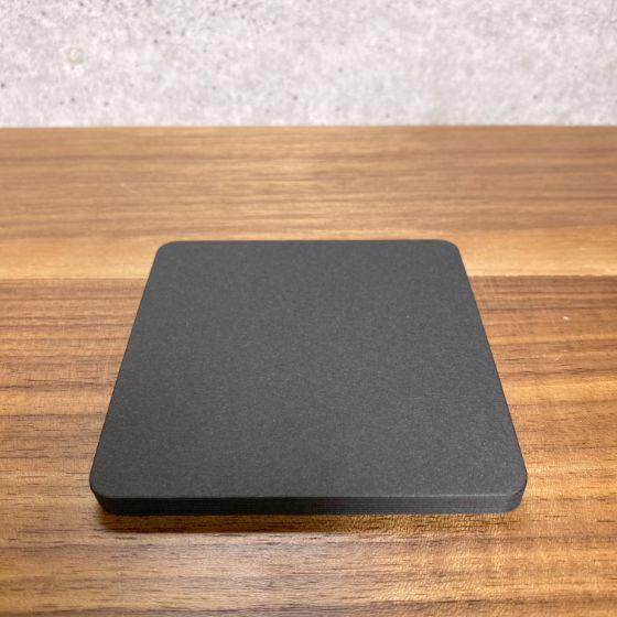 【1枚】角・紙製 マットブラック コースター （90角×厚0.8mm） BAR 飲食店 業務用 使い捨て おしゃれ 紙コースター シンプル 黒　1枚入 | ブランド登録なし | 04