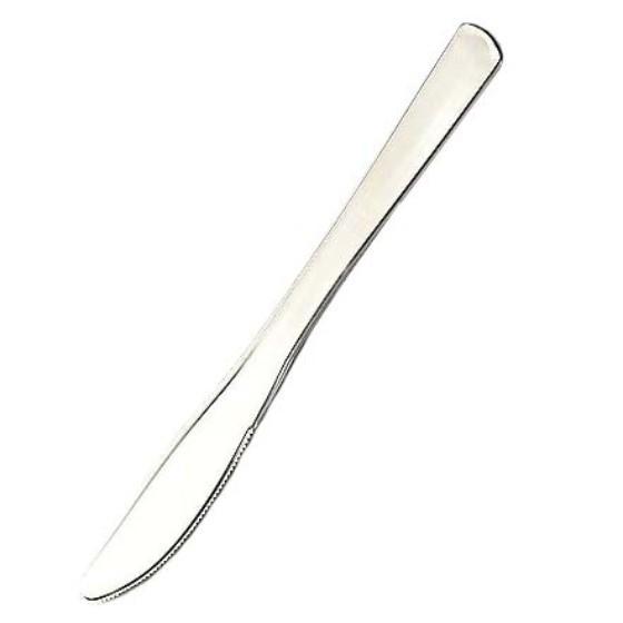 【代引き 不可】500本 SABERT シルバーナイフ 20cm 業務用 使い捨て プラスチック 軽量 カトラリー 500本入（1ケース）
