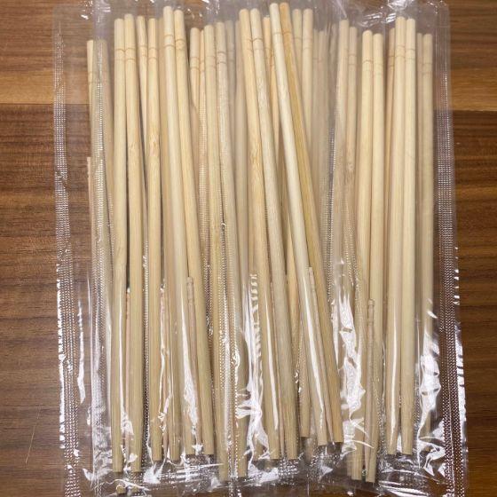 【100膳×30袋】竹丸箸 5.0mm OPP完封（印字ナシ） 楊枝入 個包装 ISO22000認証 FSC認証 業務用 割り箸 竹 袋入 OP完封 竹丸箸　3000膳入(100膳×30) | ブランド登録なし | 01