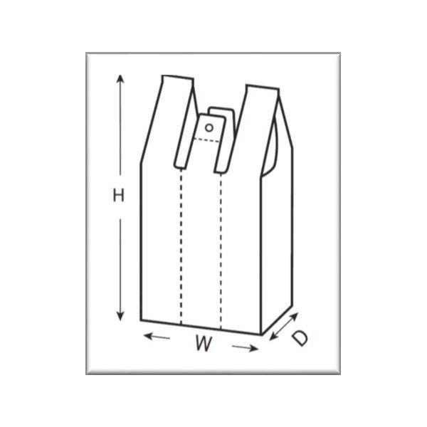 3000枚・3箱】レジ袋 Lサイズ （白） ハッピーバッグ （ブロック付き 