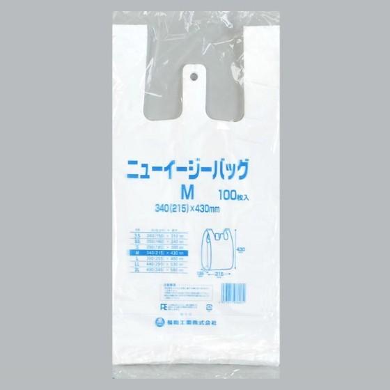 6000枚】ニューイージーバッグ M（白） 福助工業 ブロック付き レジ袋