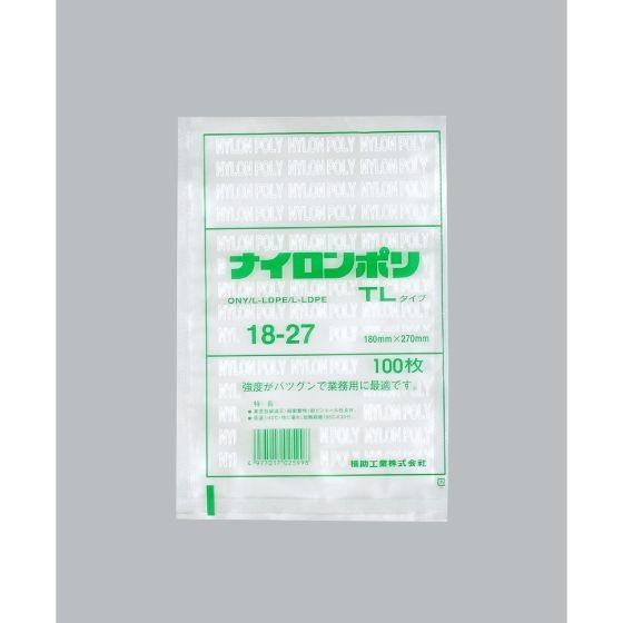 1800枚】ナイロンポリ TLタイプ 18-27 福助工業 業務用 真空包装