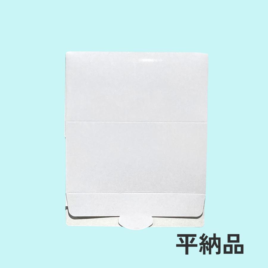 【代引き 個人宅不可】200枚・ユウロールBOX（本体のみ） 高さ100mm 白無地（プレスコート） 202×105×H100 ロールケーキ箱（本体のみ） オクト 200枚入の画像
