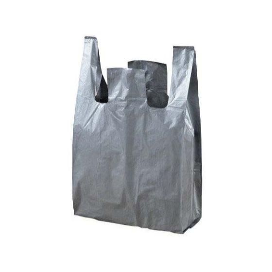 【1000枚】レジ袋 45号 0.02mm厚 シルバー TC45 ブロック付き レジ袋 ビニール袋 ポリ袋 手提げ袋　1000枚入（1ケース 送料無料） | ブランド登録なし