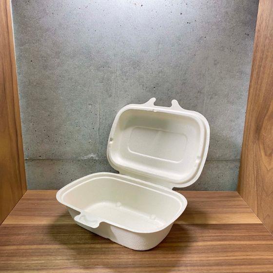 代引き 不可】300枚・バガスモールド ランチボックス S （約 400ml