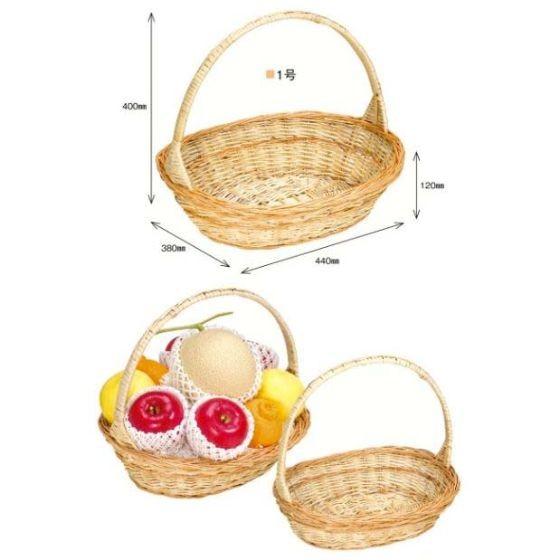1個 3号 フルーツバスケット 果物 贈答用 詰合せ 柳 かご 平盛篭手付混茶 地域限定 送料無料 1個入 パッケージ マルシェ 通販 Yahoo ショッピング