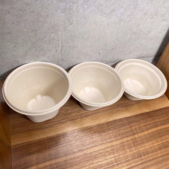 代引き 不可】1000枚・バガスモールド スープカップ 大 （約 500ml