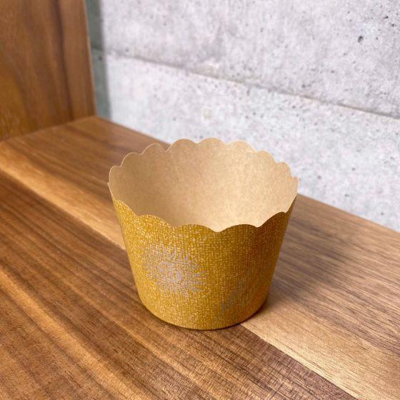 2500枚】NP-6 太陽と麦 （φ68×φ55×H50) 紙製 マフィンカップ 業務用