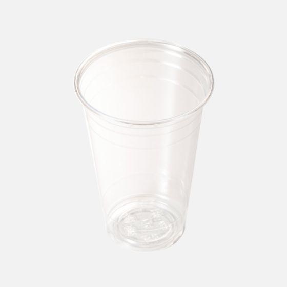 【1000個・本体とドーム蓋セット】DY-20 + DY-D98 穴有（満杯 605ml）20オンス DYコップ プラカップ 透明 プラコップ 【代引き不可】各1000個入