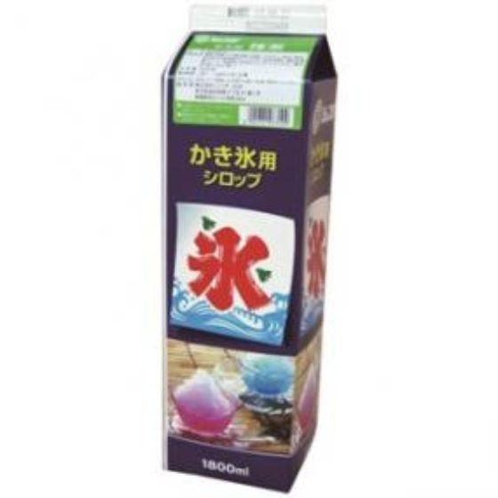 1本】抹茶 （1.8L） かき氷 シロップ 業務用 氷みつ 1800ml 1本入
