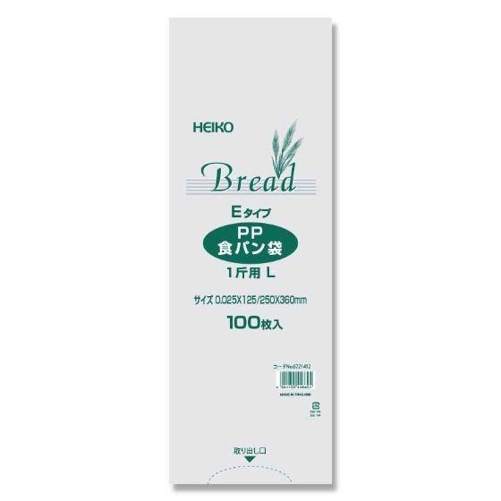 100枚】HEIKO PP食パン袋 1斤用L （Eタイプ） シモジマ IPP ポリ袋