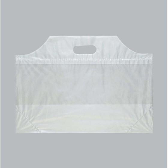 【1000枚】フラットバッグ S（無地） 福助工業 レジ袋 お弁当 洋菓子 ケーキ箱 デコ箱 ポリ袋 手提げ袋　1000枚入 | ブランド登録なし