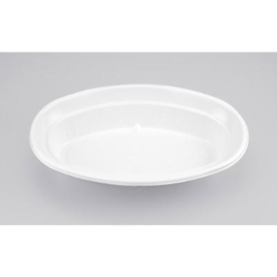 【50枚 】BF-214 ホワイト 本体 シーピー化成 使い捨て 容器 業務用 弁当 惣菜 シチュー カレー容器 （本体のみ） 50枚入 | ブランド登録なし