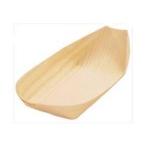 100枚】木舟皿 8寸 のり止め 使い捨て 業務用 エコ容器 惣菜容器 経木