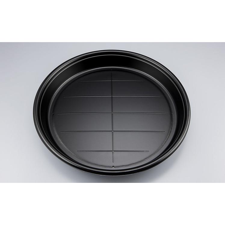 寿司容器　ＳＦ丸桶６（黒）本体　10枚入　シーピー化成
