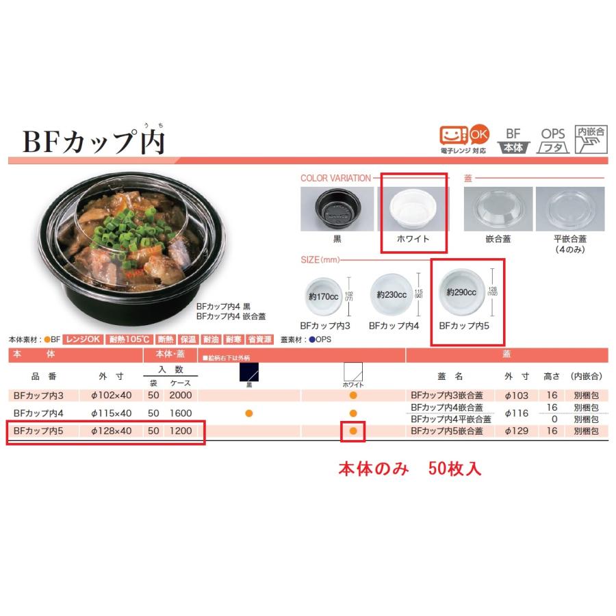 シーピー化成 使い捨てカップ BFカップ内5(ホワイト)本体 シーピー化成 使い捨てカップ BFカップ内5(ホワイト)本体