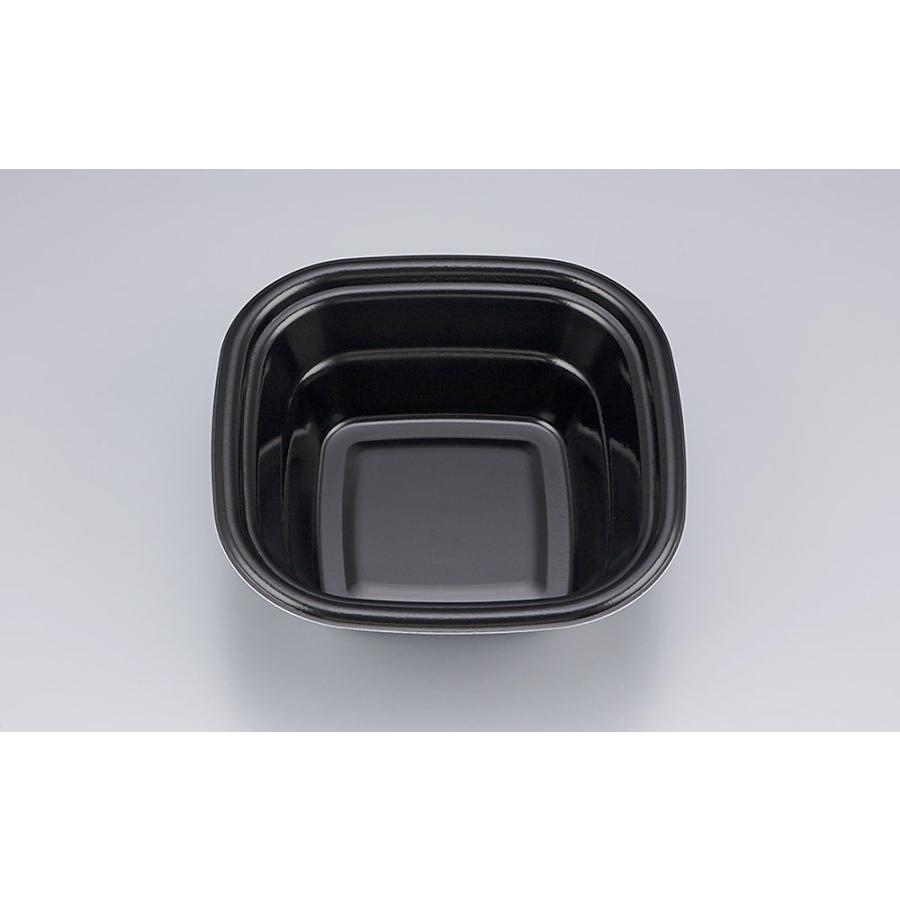 シーピー化成 使い捨て弁当箱 丼物 TN角丼17(黒)本体 シーピー化成 使い捨て弁当箱 丼物 TN角丼17(黒)本体