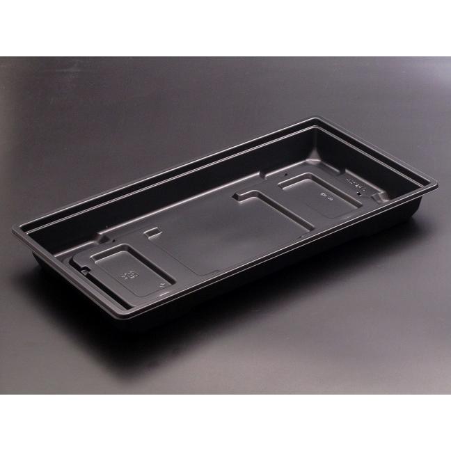 使い捨て弁当箱 黒 100枚入り リスパック 使い捨て弁当箱 饗膳100B（黒）本体 【600枚】 業務用