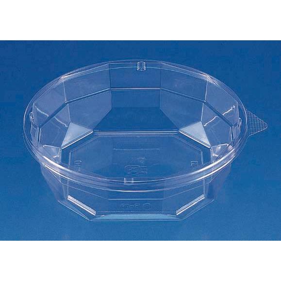 リスパック 使い捨てサラダ容器 バイオ MF75−OC蓋 【450枚】 業務用 スーパー : OKBマート Yahoo!店 - 通販 ...