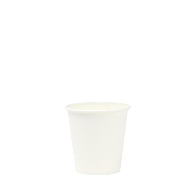 使い捨てドリンクカップ 紙コップ　３オンス（白無地）ロースタック 【100個】 旭創業 業務用 スーパー ジュース テイクアウト | 