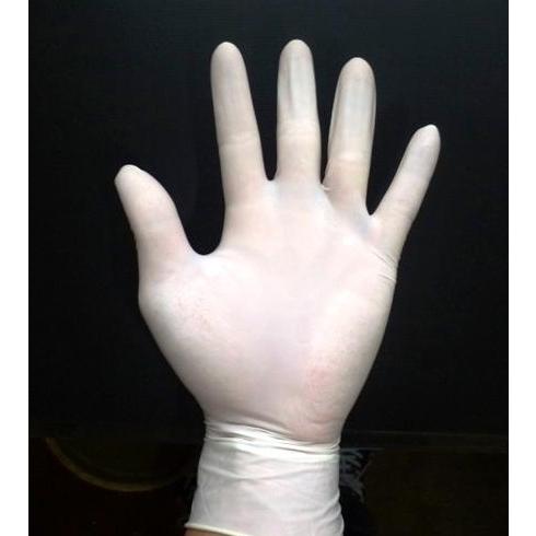 ラテックス極薄手袋 ラテックス手袋 天然ゴム手袋 粉付 Lサイズ 100枚