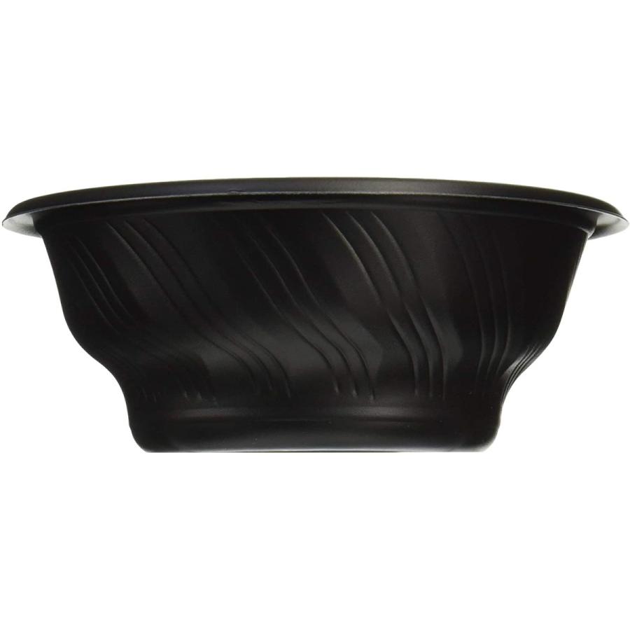 メーカー直送 中央化学 丼 電子レンジ対応 SD咲き丼 M15 BK 身 900個