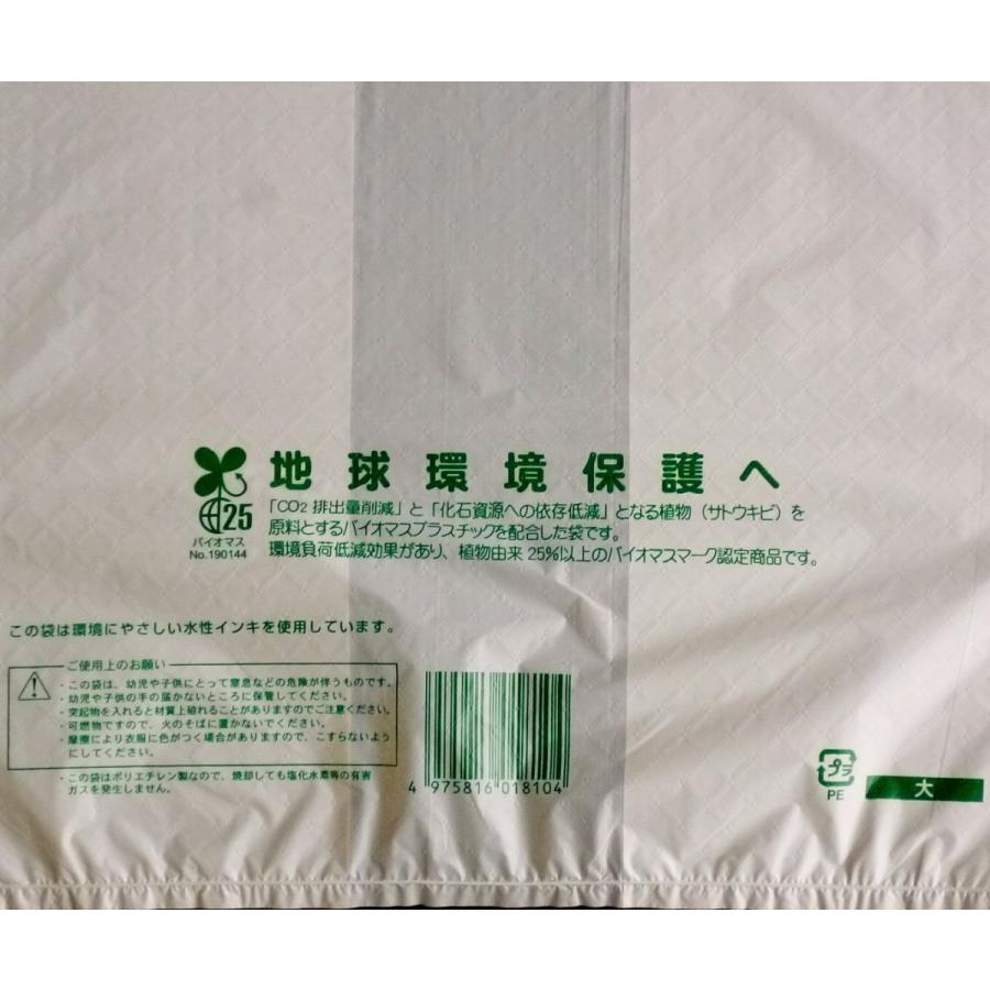 レジ袋有料化対象外 無料配布可能 グリーン購入法適合 バイオマス25 配合 弁当用レジ袋 乳白 大 400 250 0mm 100枚 Vaio Nn Pack Bentou M 100 パッケージパラダイス 通販 Yahoo ショッピング