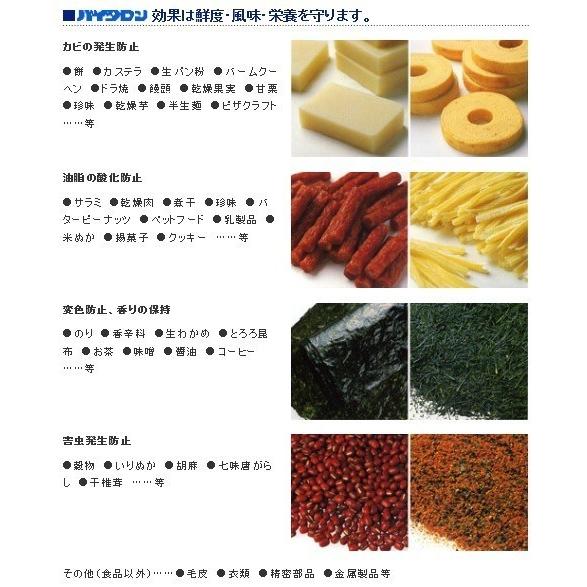 脱酸素剤 T 1000　酸素吸収量　200ml　50mm×65mm　1500個 |  | 02