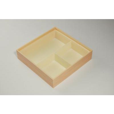 折箱 弁当箱 仕出し 木目折箱 SAA-3 仕切り付き 40個パック_2