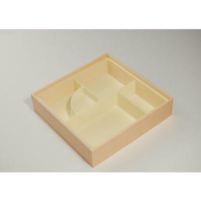 折箱 弁当箱 仕出し 木目折箱 SAA-4 仕切り付き 40個パック_2