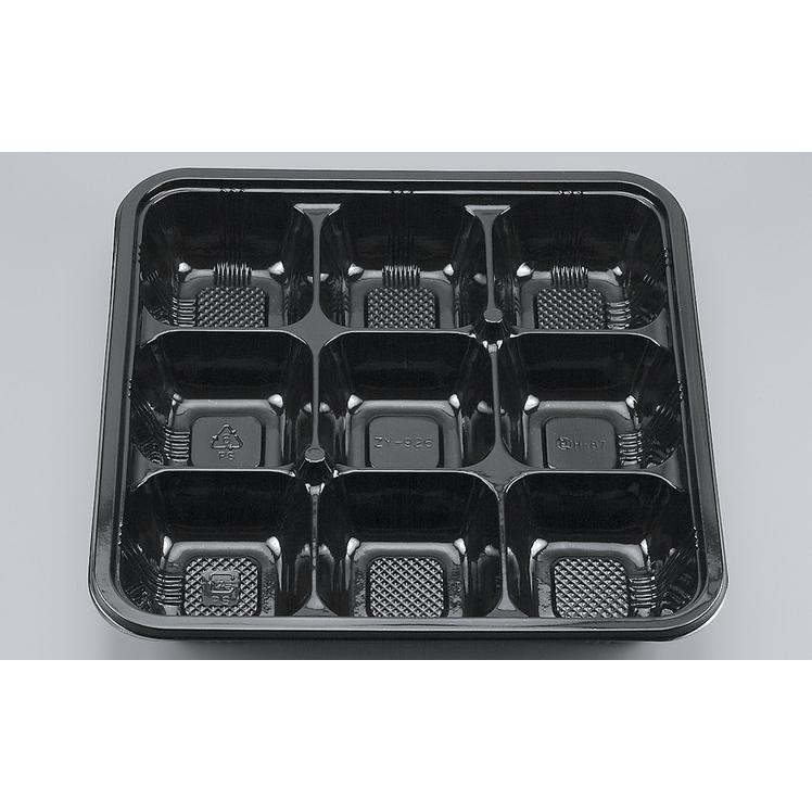 和食器　漆器　瓢形　信玄弁当　仕覆付　藪内流椅々斎極め箱　M　R8135B ZY−926 漆黒セット 100入 使い捨て弁当箱 : パッケージストック