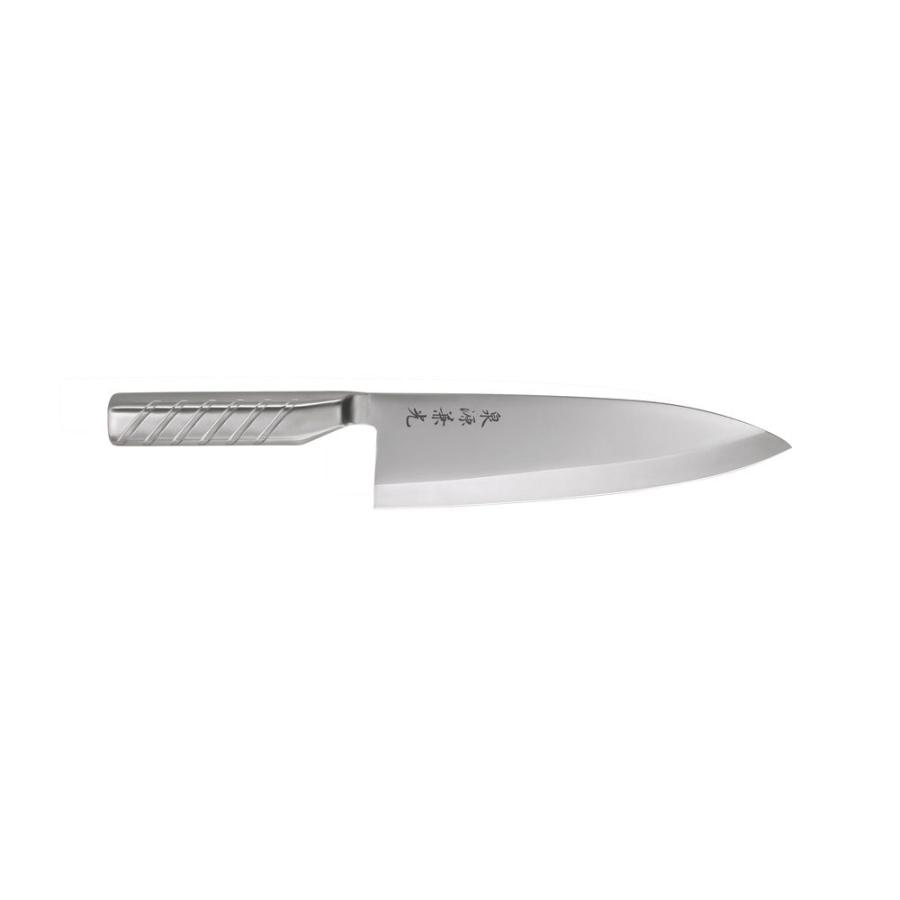包丁 出刃包丁 24cm 泉源兼光 INOX handle 和包丁 出刃 240mm キッチン オールステンレス 一人暮らし 業務用（新生活応援）の画像