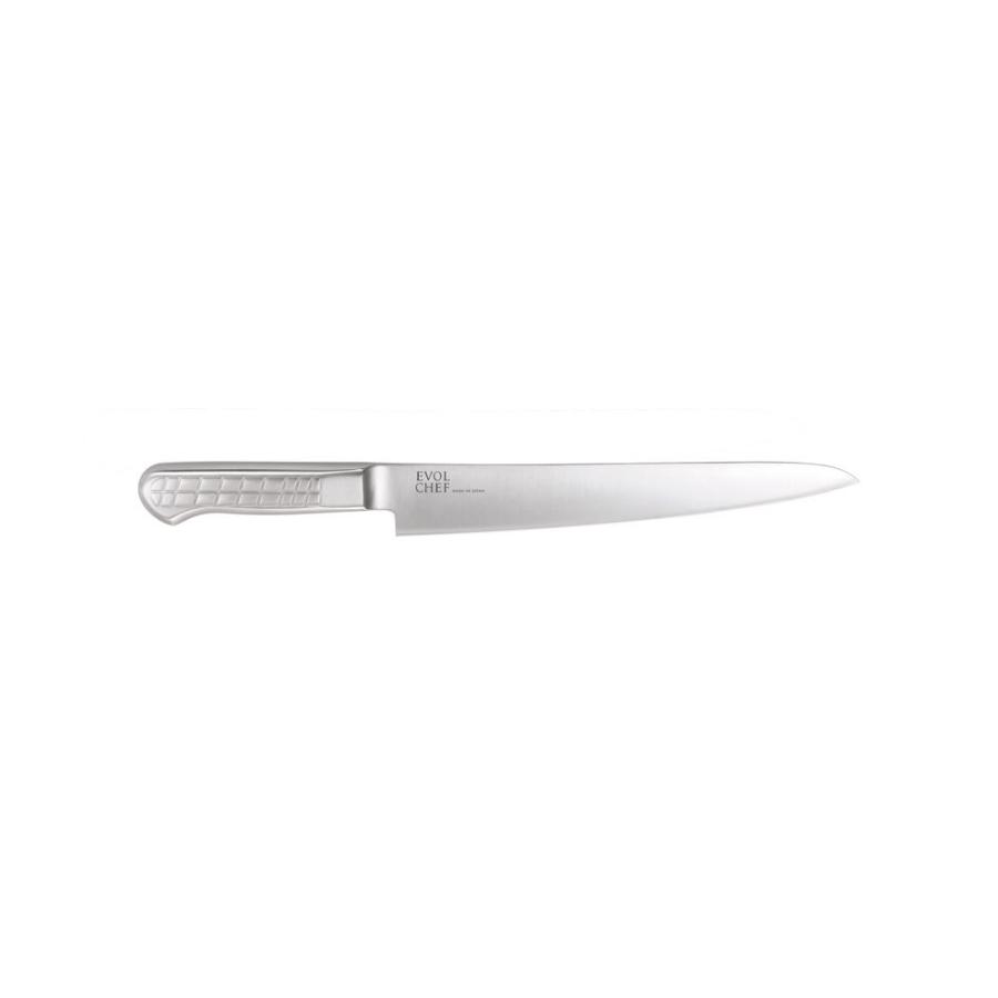 包丁 ナイフ 筋引包丁 24cm EVOLCHEF エボルシェフ 筋引 240mm キッチン オールステンレス 一人暮らし 業務用（新生活応援）の画像