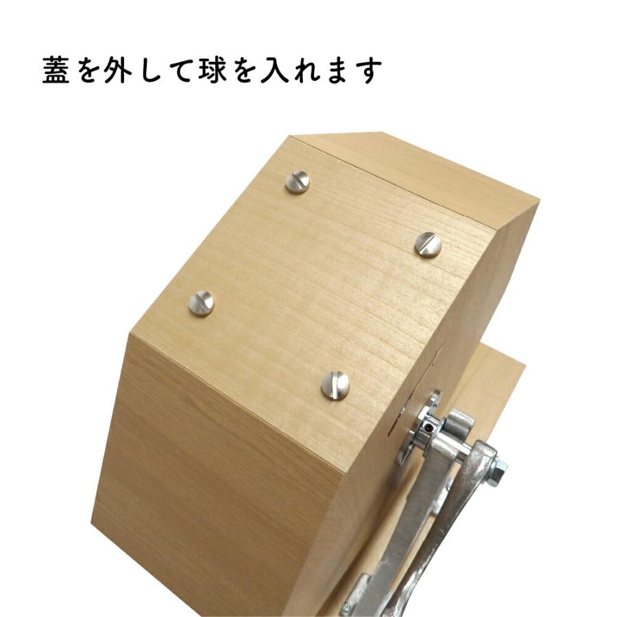 ガラポン抽選器 あミューズ ガラポン抽選器 クリアタイプ【500球用】 <玉250球付き