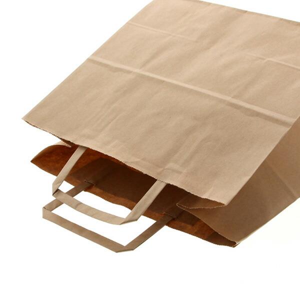 紙袋 手提げ 無地 未晒 HEIKO H25チャームバッグ 26-5 未晒無地 平手（1