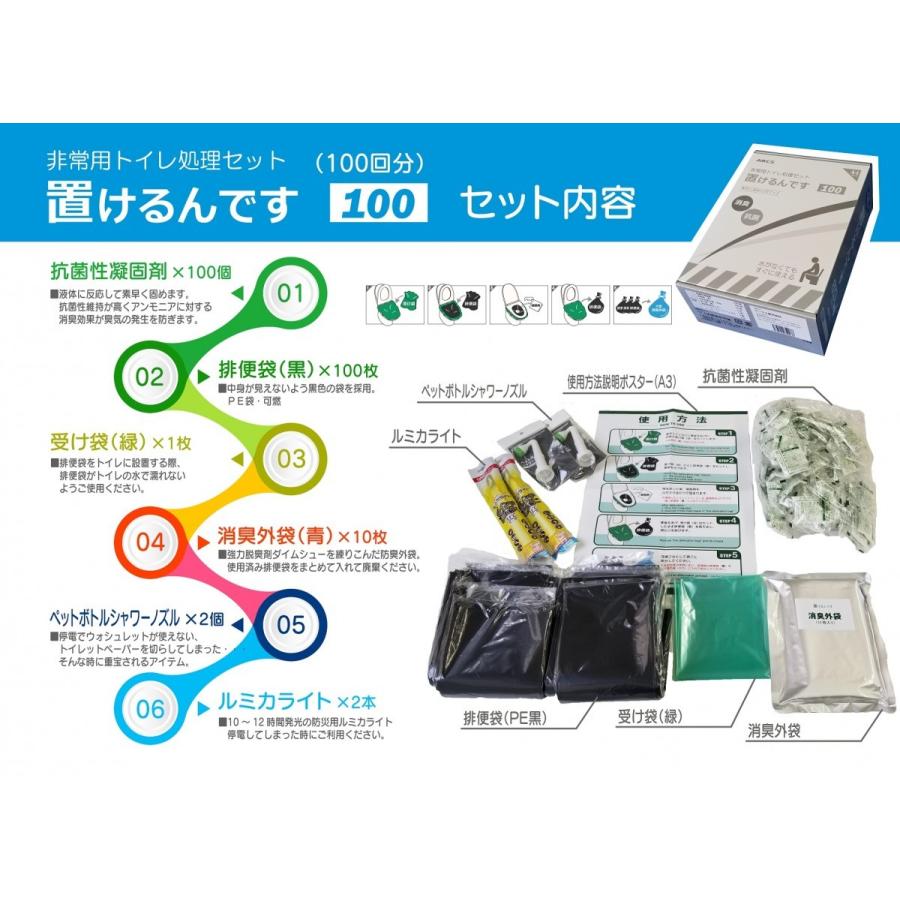 ネオット 災害備蓄用 トイレ処理セット 携帯トイレ Neotto 100回用